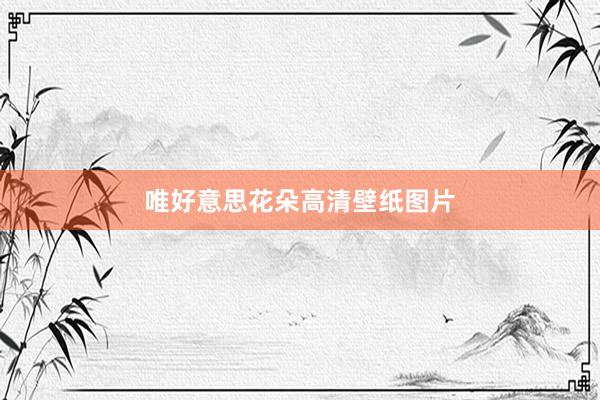 唯好意思花朵高清壁纸图片